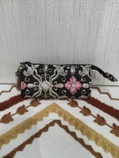 インド刺繍ジャバラ式コインケース ミニポーチのサムネイル