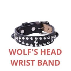 WOLF'S HEAD WRIST BAND 15mm-3 スタッズブレスレットのサムネイル