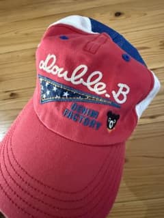 DOUBLE B 赤 キャップ Lサイズのサムネイル