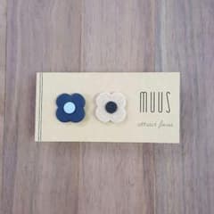 muus レザー&フェルト　ブートニエール　2個セットのサムネイル