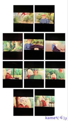 지브리 미술관 하울이 움직이는 성 ②~필름 북마커 궁전 10장
