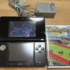 【美品】Nintendo 3DS 本体 ブラック ソフト付きのサムネイル