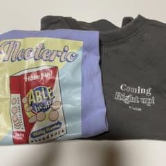 ピンクラテ Tシャツ 2点セット 黒 紫のサムネイル