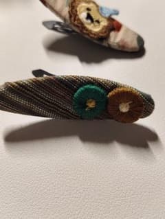 刺繍モチーフ ヘアピン 2個セットのサムネイル