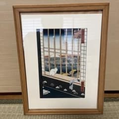 Thumbnail of 浮世絵 浅草猫の居る風景