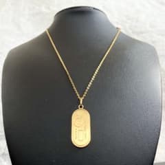 みどりちゃん カルティエ　ロゴプレート　ドックタグ　ネックレス　楕円形 m16115574686_1.jpg?1781215565