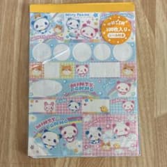 平成レトロ Minty Pan-na メモ帳 シール付き - メルカリ