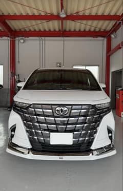 値下げ送料込み 40アルファード フロントバンパーとモデリスタ