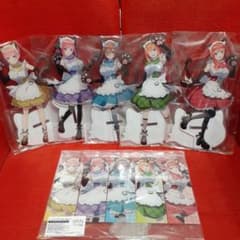 五等分の花嫁　アクリルスタンド　缶バッジくじ(猫メイド) 五つ子セット 五等分の花嫁 アクリルスタンド 缶バッジくじ(猫メイド) 五つ子セット