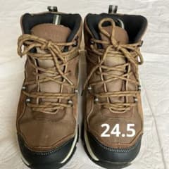 Alpine Design トレッキングシューズ ブラウンとゲイターのサムネイル