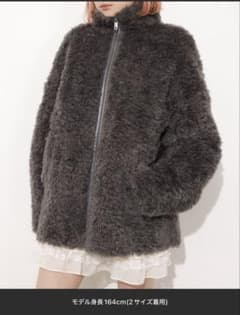 CURLED BOA BZ カールド ボア ブルゾンSLY ファーコートアウター SLY CURLED BOA BZ カールド ボア ブルゾン 冬 ファー - メルカリ