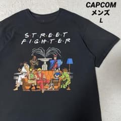CAPCOM 스트리트 파이터 패러디 T셔츠 맨즈 L