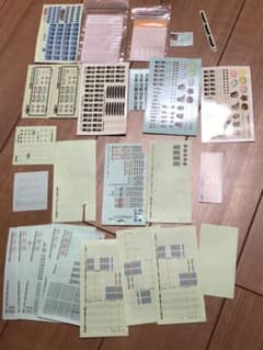 鉄道模型 シール ステッカー等予備品のサムネイル
