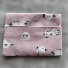 ハンドメイド シマエナガ柄 ポケットティッシュケースのサムネイル