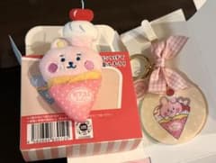 BT21 BTS Plush Mascot Acrylic Keychain Set