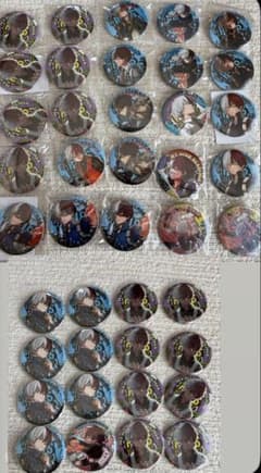 轟焦凍　ヒロアカ　原作缶バッジ　セットのサムネイル