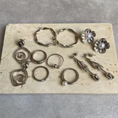 【トレイ付き】シルバーアクセサリー セットのサムネイル
