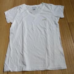 X-girl Vネック 半袖Tシャツ ホワイトのサムネイル