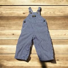OSHKOSH B'gosh☆オシュコシュ オーバーオールヒッコリー 24M - メルカリ