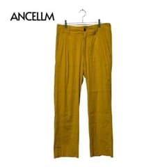Ancellm Linen Viscose Straight Slacks - メルカリ