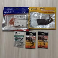 ソフトルアー・フックセット 釣り仕掛けのサムネイル