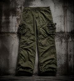 ワークパンツ+カーゴパンツ 00s Multi-Pocket Long-Strap Gimmick PNT 00's Multi-Pocket Gimmick Cargo PNT グランジ - メルカリ