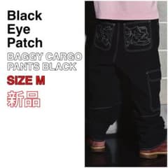 新品 Black Eye Patch BAGGY CARGO PANTS 黒 M 新品 Black Eye Patch BAGGY CARGO PANTS 黒 M - メルカリ