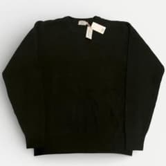タグ付き 定価5万円 日本製 カシミヤ100% DETOUR リブニット 黒 L 