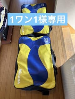 Mikasa バレーボール用バッグ 2個セット、ボール２点のサムネイル