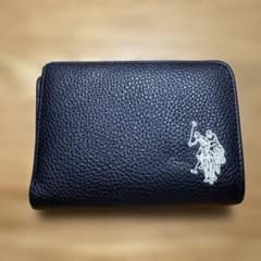 U.S. POLO ASSN 黒二つ折り財布のサムネイル