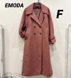 完売品中古美品☆2022年EMODA エモダ マキシダブルコート ロングコート 