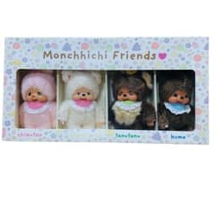 Monchhichi Friends ぬいぐるみ4体セット