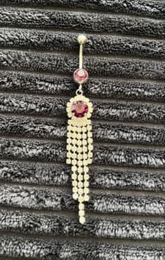 タッセルデザイン 臍ピアス ボディピアスのサムネイル