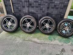 ケレナーズSPORT16インチホイルタイヤセット4本205/60R16管理027 ケレナーズ スタッドレス ホイールタイヤ4本セット 205/55R16 - メルカリ