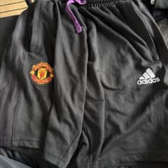 アディダス マンチェスターユナイテッド ショートパンツ 黒Mサッカー - 5