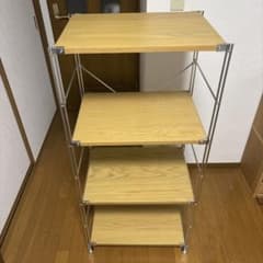 無印良品 ステンレスユニットシェルフ オーク材棚セット 中のサムネイル