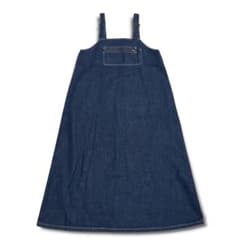 美品 DANTON ダントン デニム サロペットスカート 36 インディゴ 36