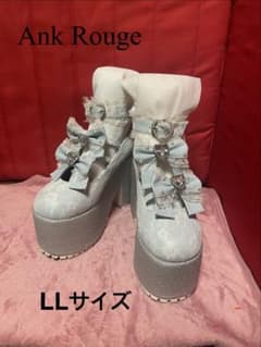 Ank Rouge 完売品ツイード 厚底 LL 25.0〜25.5 大きいサイズ - メルカリ