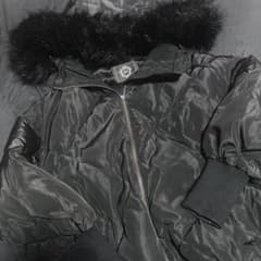 archive フード付き ファーダウンジャケット Opium y2k ブラック