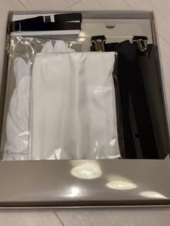 ウェディング　新郎　タキシードシャツ&小物5点セット　大きいサイズのサムネイル