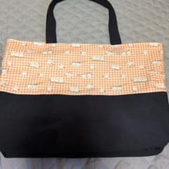 シマエナガ柄 バッグ ハンドメイド - 5