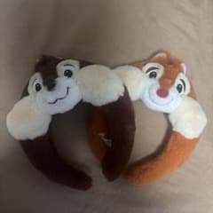 도쿄 디즈니 리조트 칩과 데일 봉제 장난감 세트