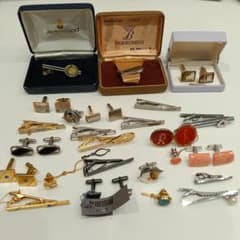 ネクタイピン カフスボタン 大量セット まとめ売りのサムネイル