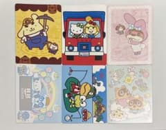 サンリオ どうぶつの森 コラボ ステッカー 6枚セットのサムネイル