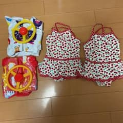 双子水着90&浮き輪セットのサムネイル