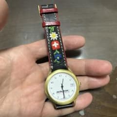 【新品電池✨希少シチズン製】バーバリー ヴィンテージ 腕時計 4630 新品電池 ヴィンテージ スイス製 時計 花柄ベルト - メルカリ