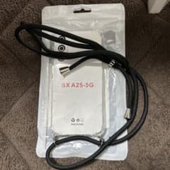 SX A25-5G 透明ケースとショルダーストラップのサムネイル