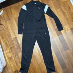 PUMA ジャージ上下セット ブラックのサムネイル