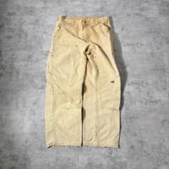 90s USA製 星タグ カーハート ダブルニー W36 フェード ブラウン 80-90s 星タグ USA製 ブラウン ダブルニー カーハート 31×30 - メルカリ