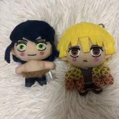 鬼滅の刃 ぬいぐるみ マスコット 2種セットのサムネイル